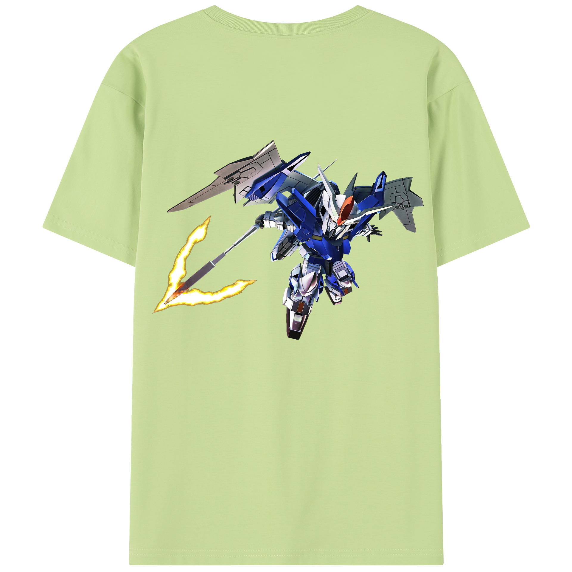 （画像用） 機動戦士ガンダム Mobile Suit Gundam 綿100％半袖Tシャツ（背面プリント）